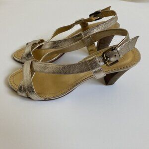 J Crew Metallic Sandals Size 6.5